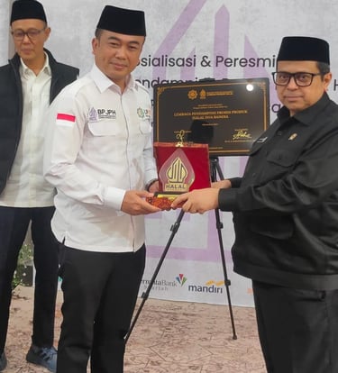 babeh haikal kepala bpjph meresmikan lp3h doa bangsa