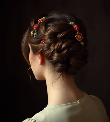 Vibrant Berry-Inspired Hair Accessories