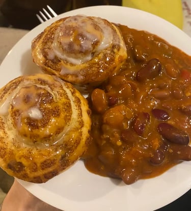 Chili & Cinnamon Rolls