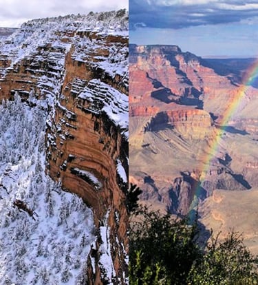 Grand Canyon National Park - winter and spring