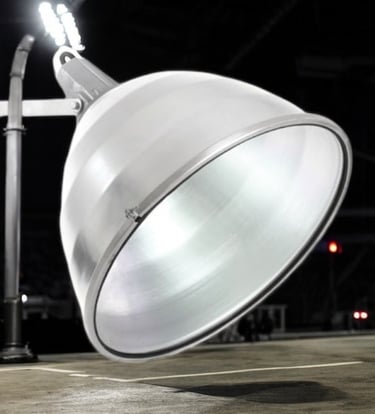 Reflector 14" led golden illumination