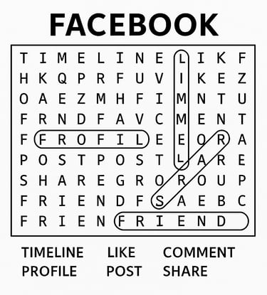 Shopping Mall Word Search 