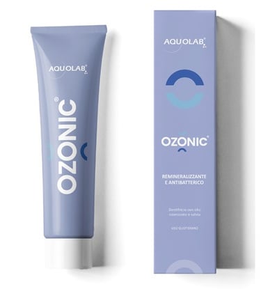 Hot and cold sensitive teeth: Aquolab ozone toothpaste care hygiene-precision.com