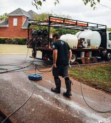 Concrete cleaning in Allentown PA