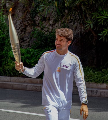Charles Leclerc - Flamme Olympique