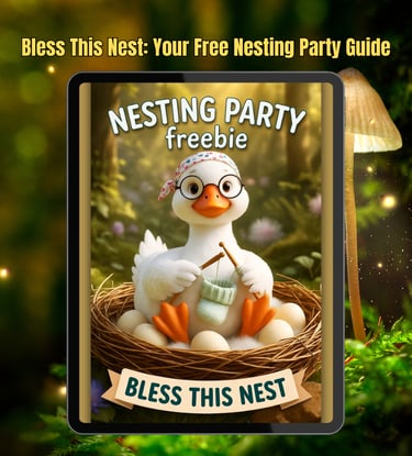 Bless this Nest Free Nesting Party Printable Guide
