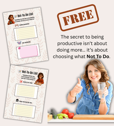 The Not To Do List Free Printable
