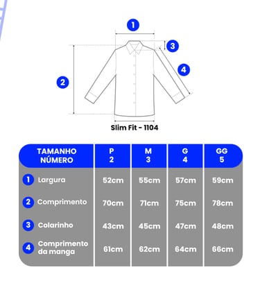 Camisa Social Masculina Slim fit Luxo Moda Estilosa Manga Longa