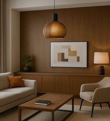 interiors of an apartment by BRB Engineering realized through their FF&E service