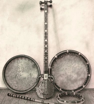 Kashgar Rubab, Doyras and Nay