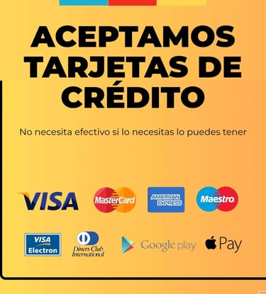 En Serviacabados también aceptamos pagos con tarjeta de crédito o débito transferencia
