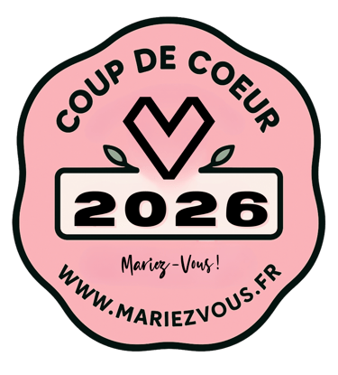 Macaron coup de cœur Mariez-Vous! annuaire de prestataires éco responsables