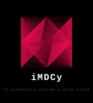Logo iMDCy Negro Fondo