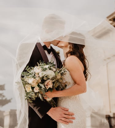 sesion de fotos de pareja en una boda en granada
