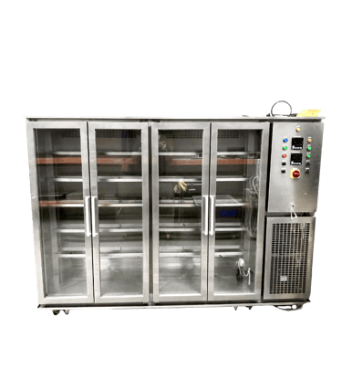 ตู้ทดสอบความชื้นของปูนซีเมนต์ - Curing Cabinet, Temp. humid controller for Cement lab test.