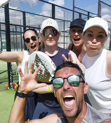 jugadores de padel