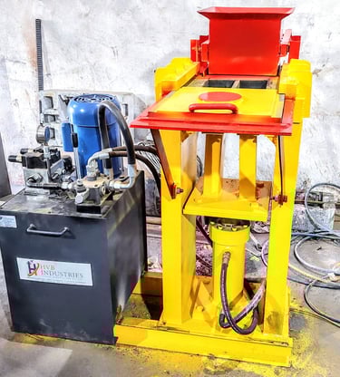 Semi automatic brick making machine