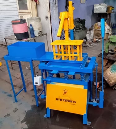Manual fly ash brick making macchine