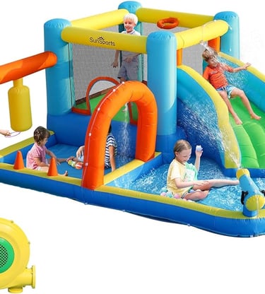 Bouncy castle rental and water slides