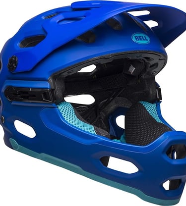 Bell super 3R Mips helmet blue