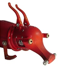 Creature sculpture created by artist Tal Avitzur.