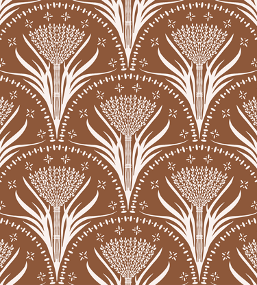 a brown and beige floral rice pattern for  different surface