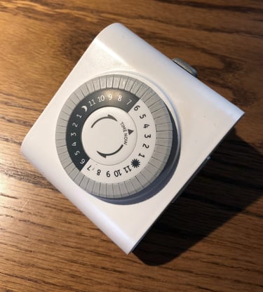 2-outlet timer to allow you to control production times with our production method