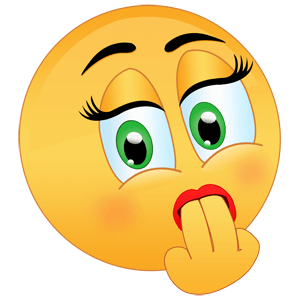 sexually provocative emoji