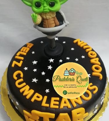 pasteleria queti torta personalizada star wars lima peru