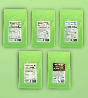 Productos de cáñamo Sr. Valley Hemp Foods | Proteína, aceite, granola y más | Nutrición natural