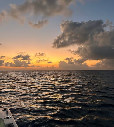 coucher de soleil maldives