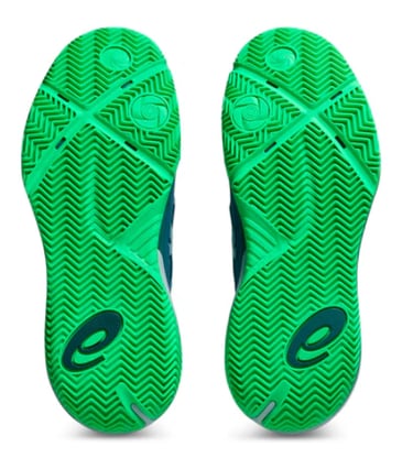 Chaussure de padel Asics Gel-Resolution X avec amorti renforcé pour protéger les genoux.