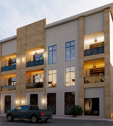 مشروع الشقق السكنية داخل حي المهدية من تصميم وتنفيذ شركة دليل البناء للتطوير العقاري 