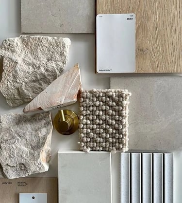 Modboard de interiorista para proyecto en Valencia. IMPATTO interiorismo