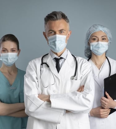 a group of doctors and nurse in Medical Uniform
