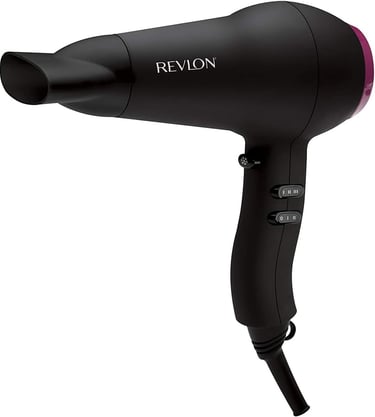 a hair dryer with a pink hair dryer