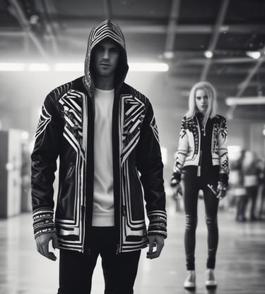 chaquetas mujer y hombre techno 