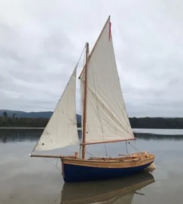 Ilur Sloop built by Wooden Boat Centre, Tasmania