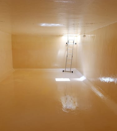 Lavado de tanque de agua