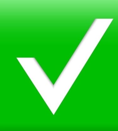 ikon grön checkbox
