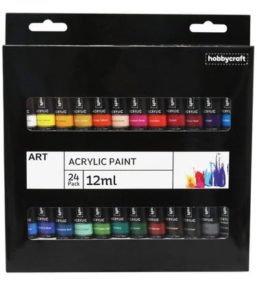 Example acrylic paint set