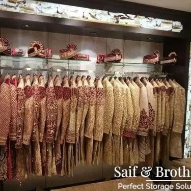 Display Racks For Ethnic Wear Store