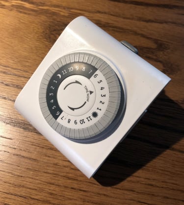 2-outlet timer to allow you to control production times with our production method