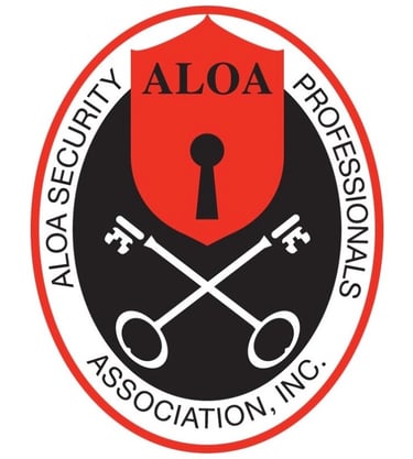 Associated Locksmiths of America ALOA membership badge