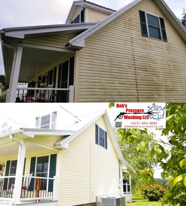 House wash in Whitesburg, Tn 37891 near me by Bobs Pressure Washing LLC in Bulls Gap, Tn 37711 11