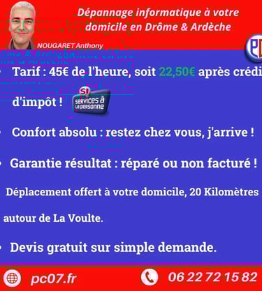 reparateur ordinateur a saint peray