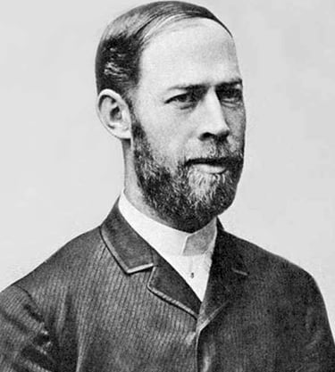 Image of German physicist Heinrich Rudolf Hertz