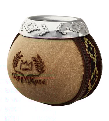 Pumpkin covered in eco leather