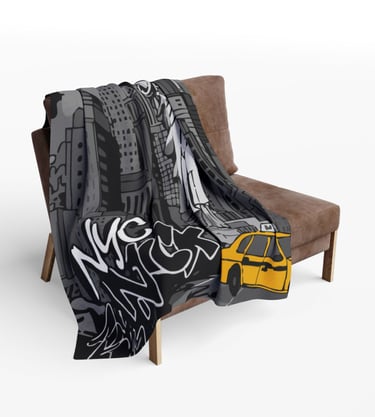 custom new york city design blanket