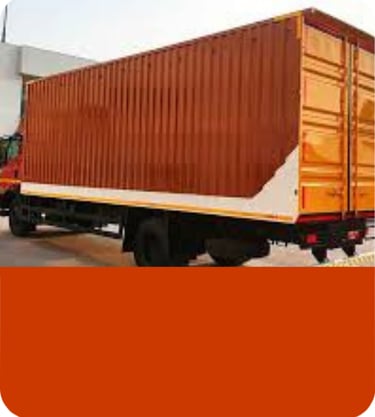 MS Engg Works Container Body with Malaysian Sal wood flooring – fully enclosed.